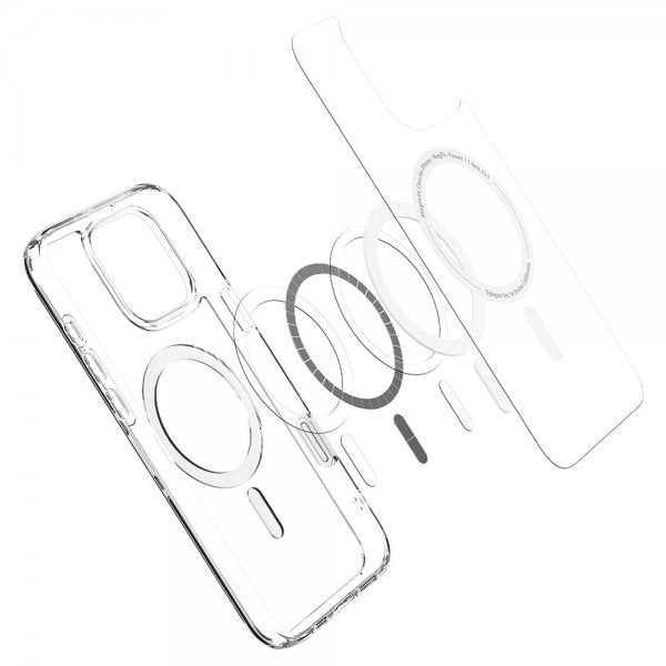 Spigen iPhone 16 Pro -kuori, Ultra Hybrid T MagFit, Graphite