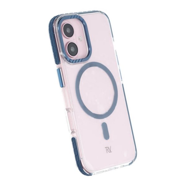 Rvelon iPhone 16 -suojakuori TPU MagSafe Sininen