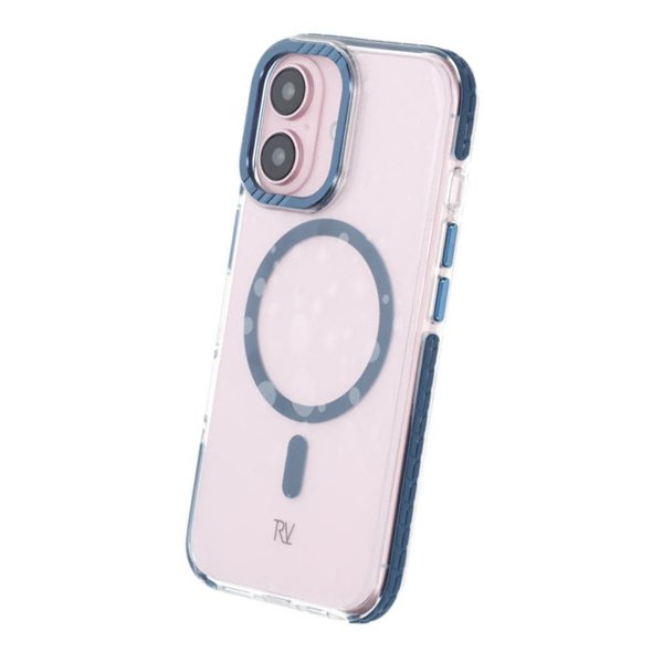 Rvelon iPhone 16 -suojakuori TPU MagSafe Sininen