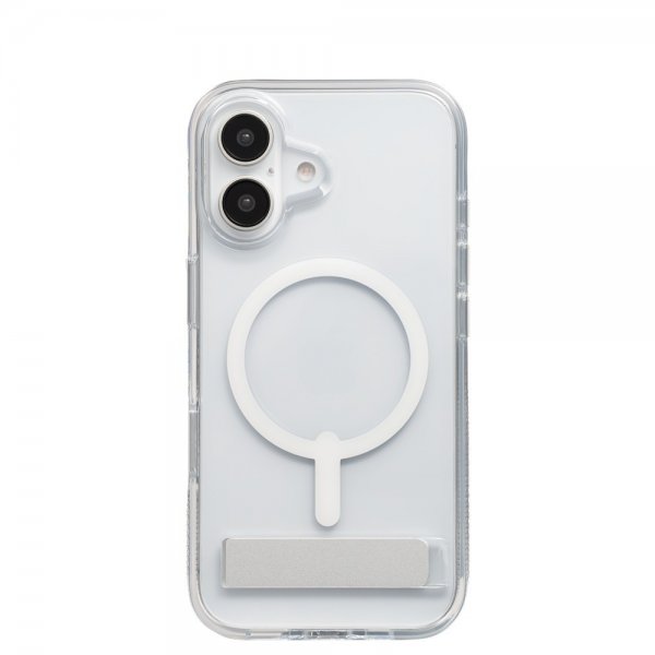 ZAGG iPhone 16 Crystal Palace Snap Kickstand läpinäkyvä kuori