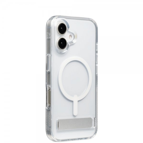 ZAGG iPhone 16 Crystal Palace Snap Kickstand läpinäkyvä kuori