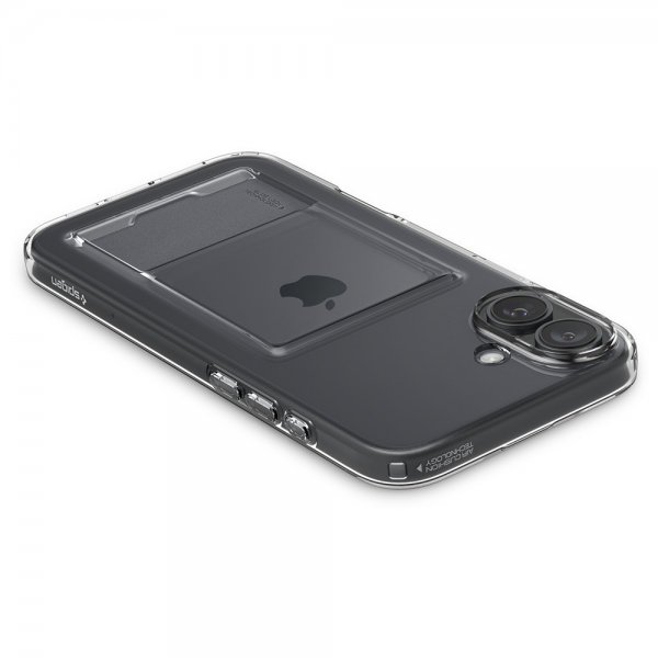Spigen iPhone 16 Suojakuori Crystal Slot Crystal Clear