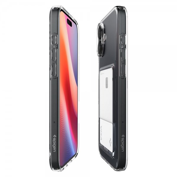 Spigen iPhone 16 Suojakuori Crystal Slot Crystal Clear