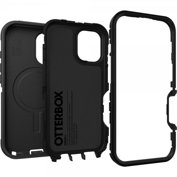 Otterbox iPhone 16 Suojakuori Defender MagSafe Musta