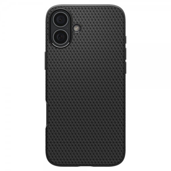 Spigen iPhone 16 -suojakuori Liquid Air Matte Black