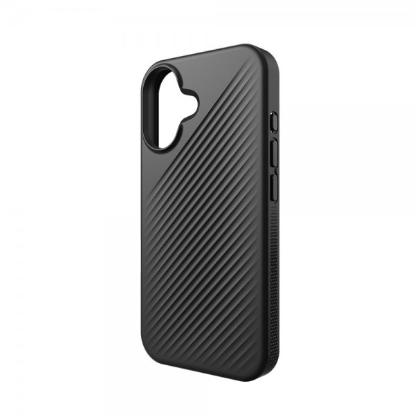 ZAGG iPhone 16 Luxe Snap -kuori, musta