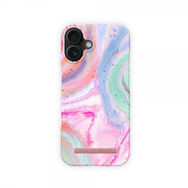 Ideal of Sweden iPhone 16 Suojakuori Printed Case MagSafe Pastel Marble