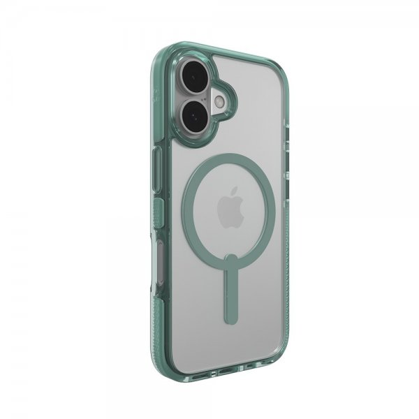 ZAGG iPhone 16 -suojakuori Santa Cruz Snap vihreä