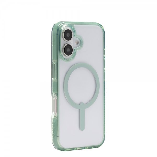 ZAGG iPhone 16 -suojakuori Santa Cruz Snap vihreä