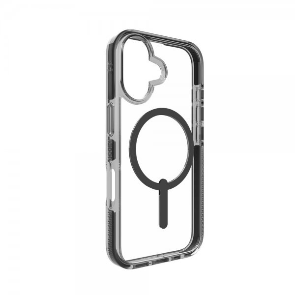 ZAGG iPhone 16 -suojakuori Santa Cruz Snap Musta