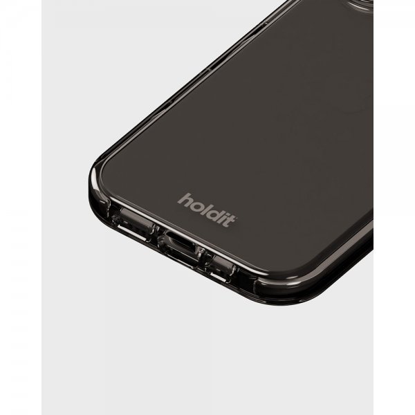 holdit iPhone 16 Suojakuori Seethru Musta