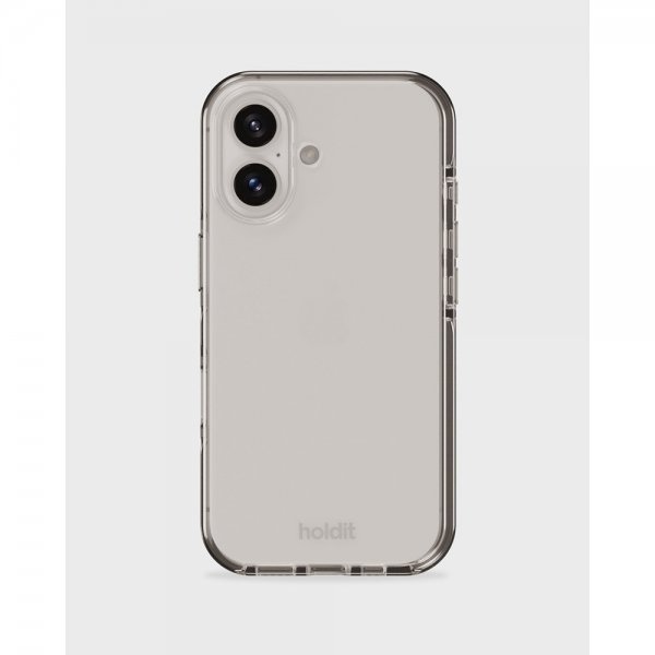 holdit iPhone 16 Suojakuori Seethru Valkoinen