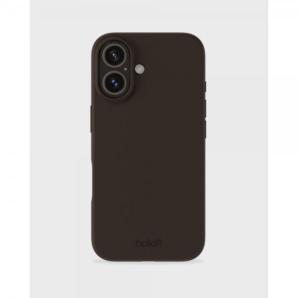 holdit iPhone 16 Silikonikuori Chocolate