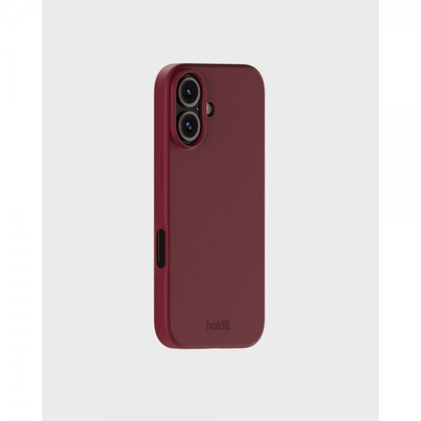 holdit iPhone 16 -silikonisuojakuori, Red Velvet
