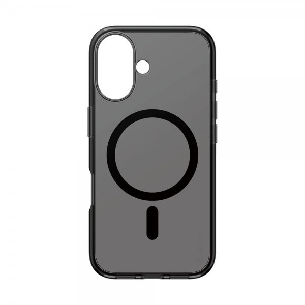 CARE by PanzerGlass iPhone 16 -suojakuori Smokey MagSafe, musta
