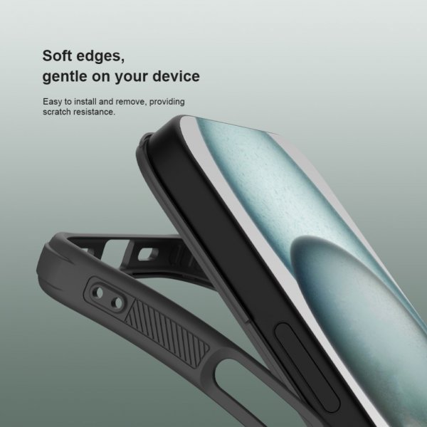 Nillkin iPhone 16 -suojakuori Super Frosted Shield Pro MagSafe, musta