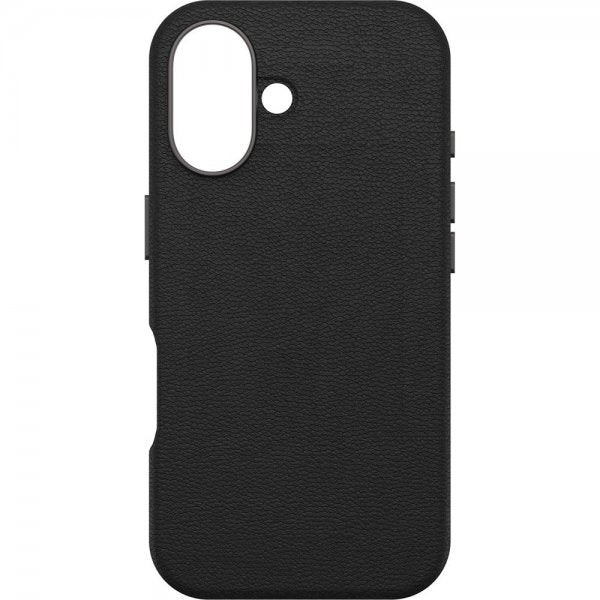 Otterbox iPhone 16 -suojakuori Symmetry Cactus Leather MagSafe Noir Ash