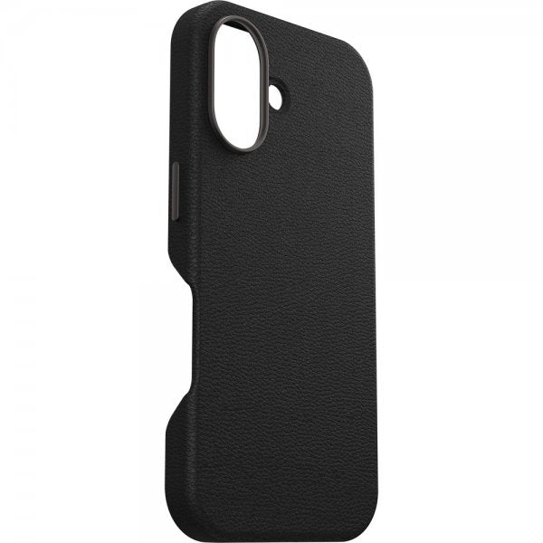 Otterbox iPhone 16 -suojakuori Symmetry Cactus Leather MagSafe Noir Ash