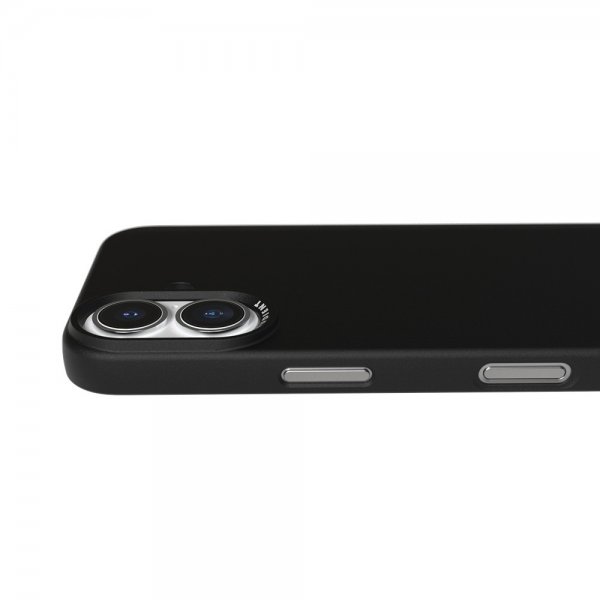 Nudient iPhone 16 Thin Case MagSafe Ink Black -suojakuori