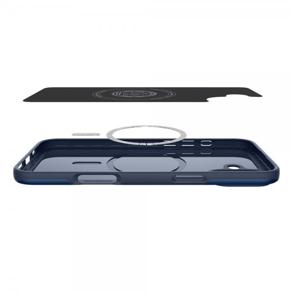 Spigen iPhone 16 Suojakuori Thin Fit MagFit Navy Blue