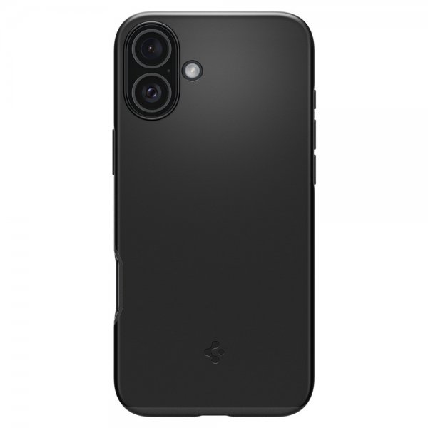 Spigen iPhone 16 -kuori Thin Fit MagFit musta
