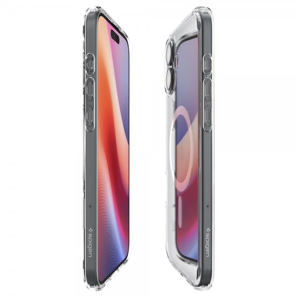 Spigen iPhone 16 Suojakuori Ultra Hybrid MagFit Valkoinen