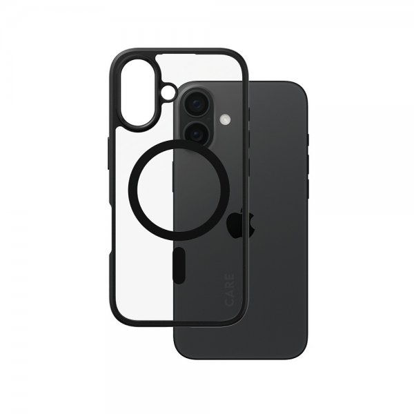 CARE by PanzerGlass iPhone 16 Suojakuori Urban Combat MagSafe Musta