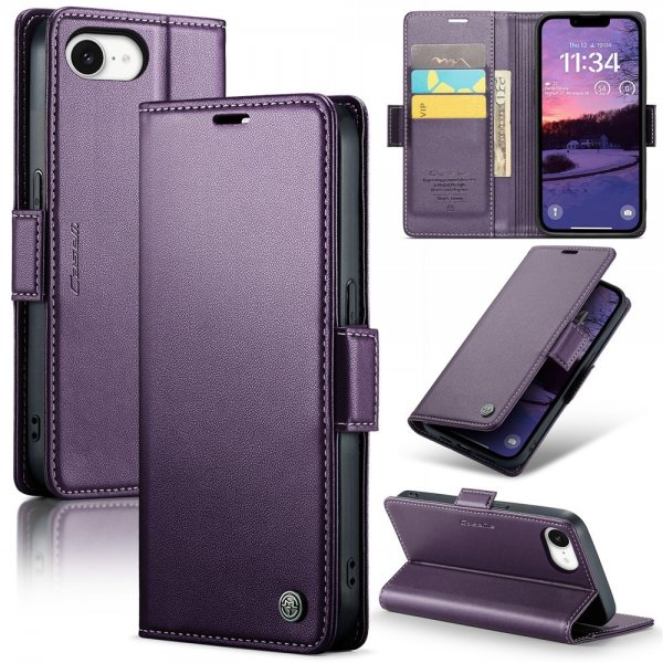 CaseMe iPhone 16e/17e Kotelo 023 Sarja Violetti