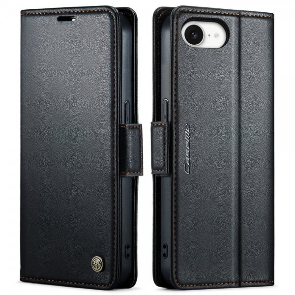 CaseMe iPhone 16e/17e Kotelo 023 Series Musta