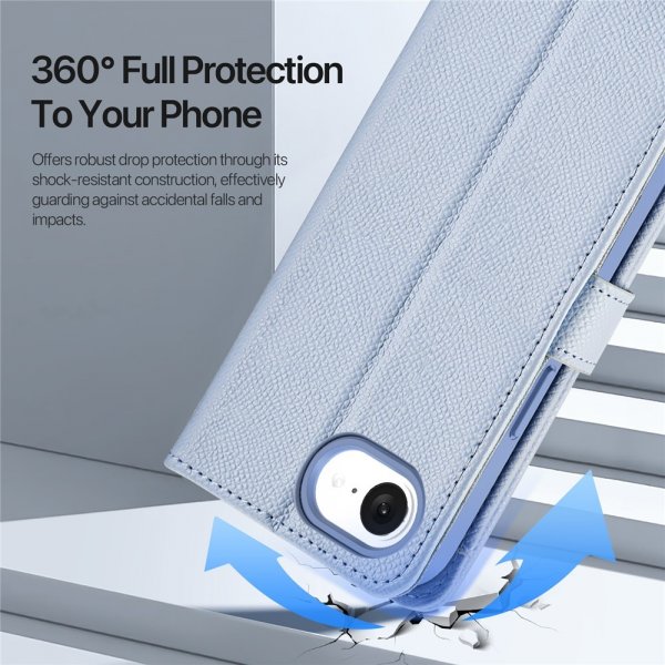Dux Ducis iPhone 16e/17e Kotelo 2-in-1 Lawa Series MagSafe Sininen