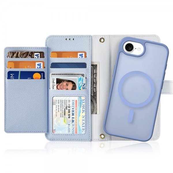 Dux Ducis iPhone 16e/17e Kotelo 2-in-1 Lawa Series MagSafe Sininen