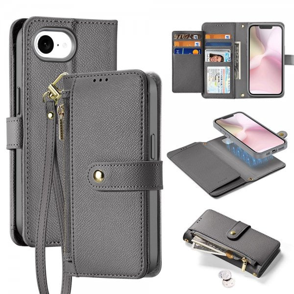 Dux Ducis iPhone 16e/17e Kotelo 2-in-1 Lawa Series MagSafe Harmaa