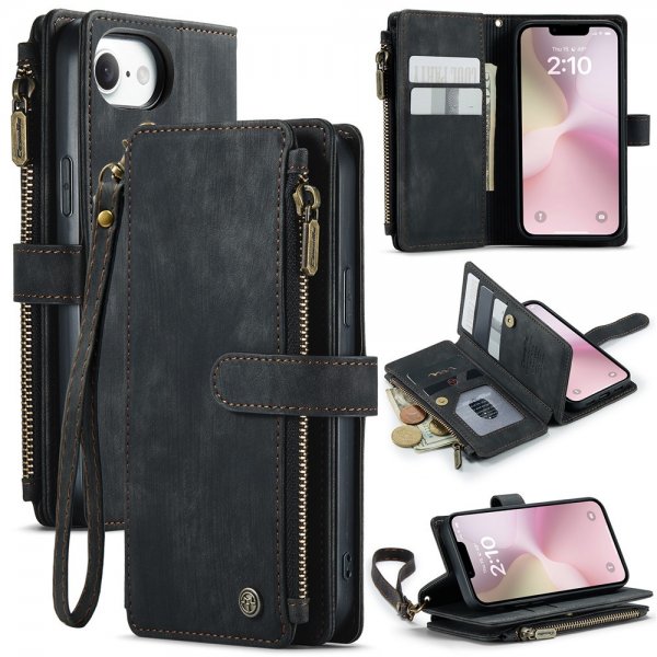 CaseMe iPhone 16./17. Kotelo C30-sarja Musta