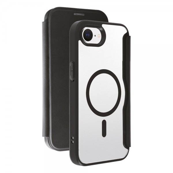 Vivanco iPhone 16e/17e Kotelo Mag Wallet Musta
