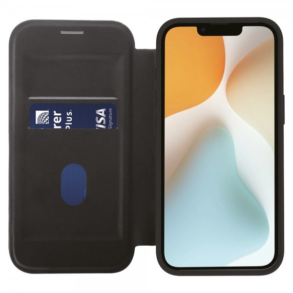 Vivanco iPhone 16e/17e Kotelo Mag Wallet Musta