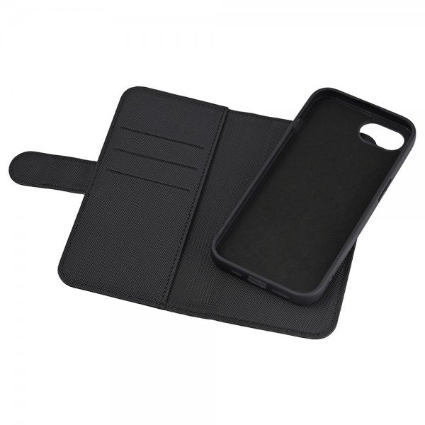 Deltaco iPhone 16./17. Kotelo irrotettavalla MagSafe-kuorella, musta