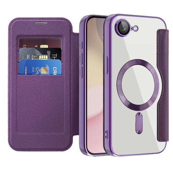 iPhone 16./17. Kotelo MagSafe Violetti