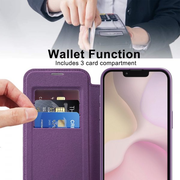 iPhone 16./17. Kotelo MagSafe Violetti