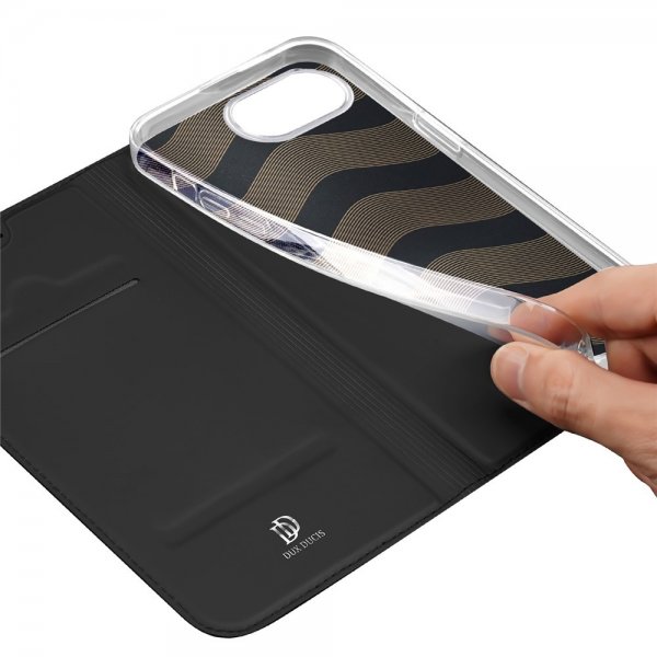 Dux Ducis iPhone 16./17. suojakuori, Skin Pro Series, musta