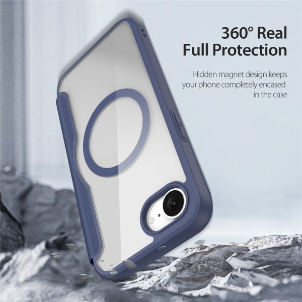 Dux Ducis iPhone 16./17. -sukupolven suojakuori, Skin X Pro Series MagSafe, sininen