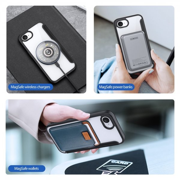 Dux Ducis iPhone 16./17. kotelo Skin X Pro Series MagSafe, musta