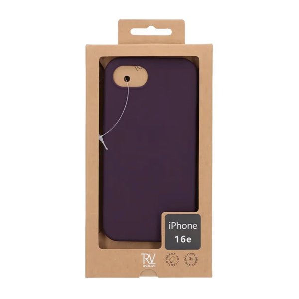 iPhone 16./17. sukupolven kuori silikoni violetti