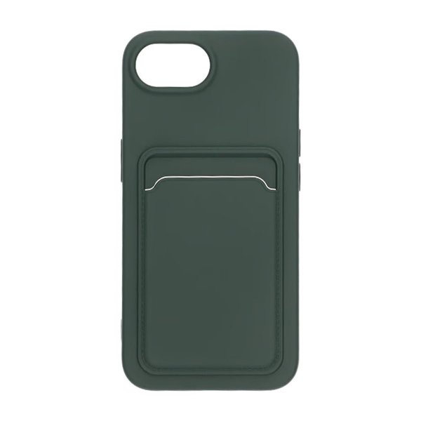 iPhone 16./17. kuoret, korttipidike, vihreä