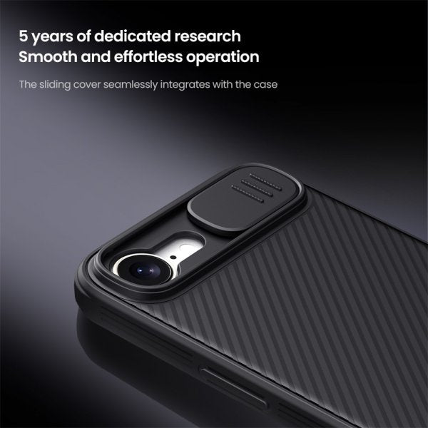Nillkin iPhone 16e/17e Suojakuori CamShield Pro MagSafe Musta
