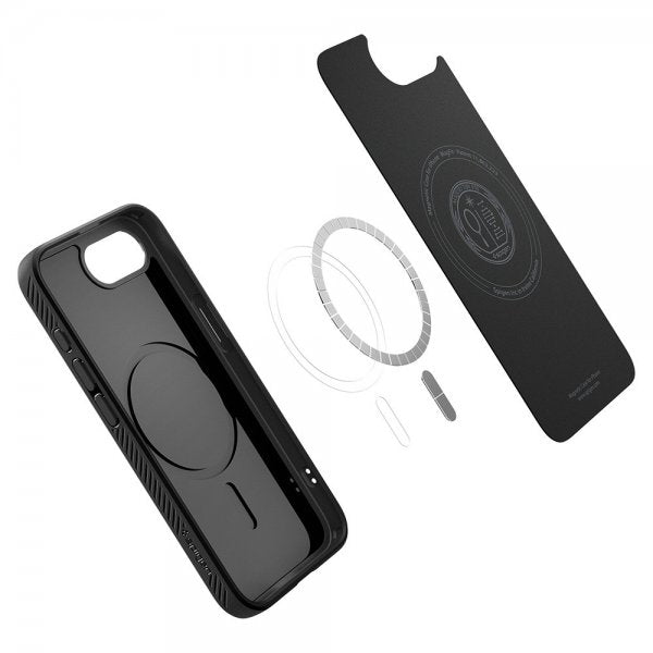 Spigen iPhone 16e/17e Suojakuori Liquid Air MagFit Matte Black