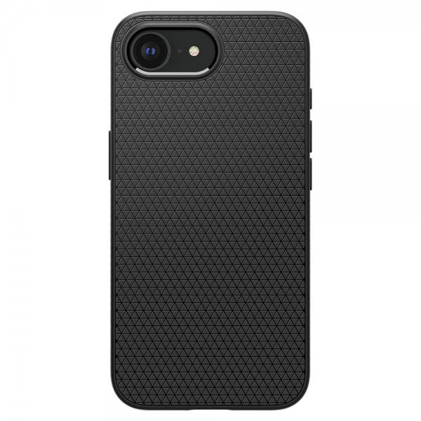 Spigen iPhone 16/17 -kuori, Liquid Air, mattamusta