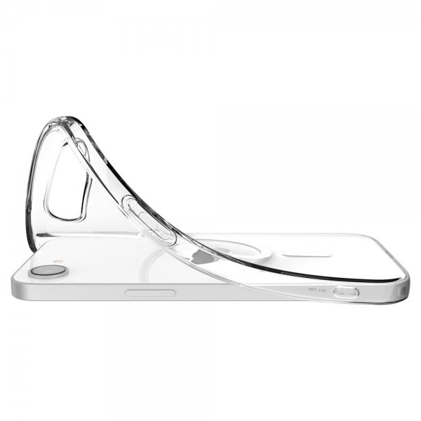 Spigen iPhone 16/17 Kuori Liquid Crystal MagFit Clear White