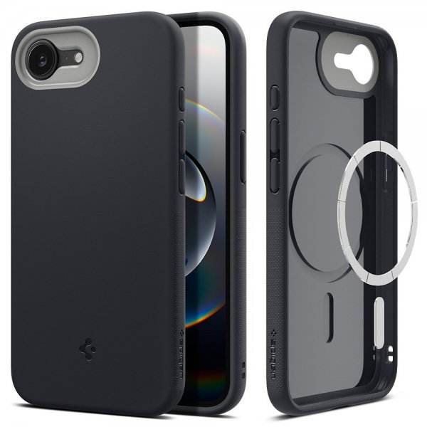 Spigen iPhone 16e/17e Suojakuori Nano Pop MagFit Black Sesame