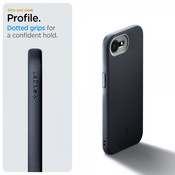 Spigen iPhone 16e/17e Suojakuori Nano Pop MagFit Black Sesame
