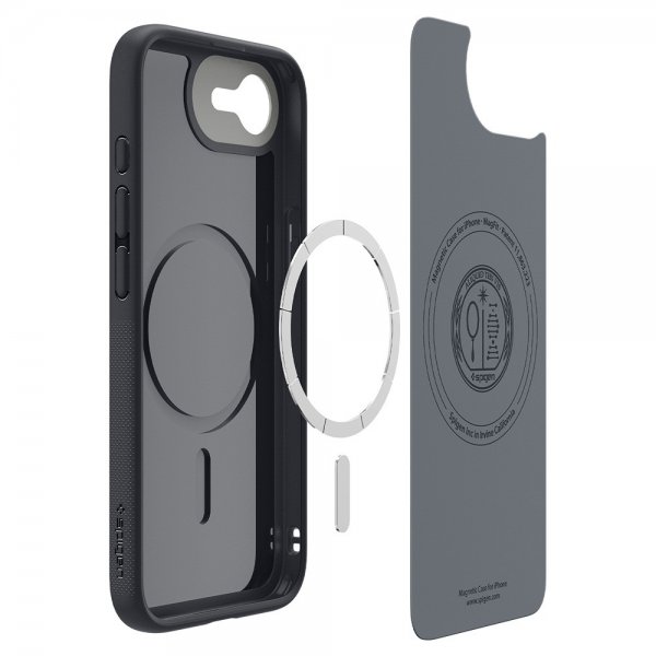 Spigen iPhone 16e/17e Suojakuori Nano Pop MagFit Black Sesame